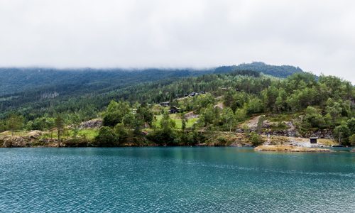 green-mountain-landscape-with-blue-idyllic-lake